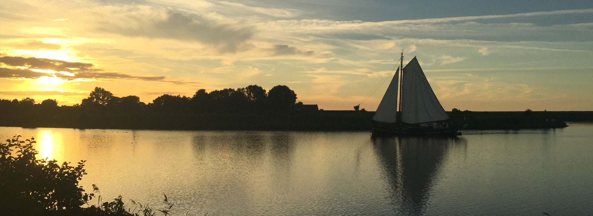 Sonnenuntergang über Greetsiel